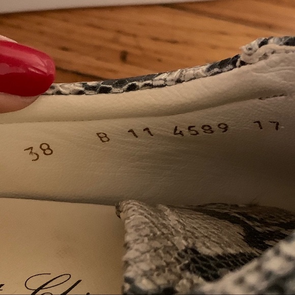 ROBERT CLERGERIE Tasket Snake Print Sneakers EUC - Picture 6 of 10